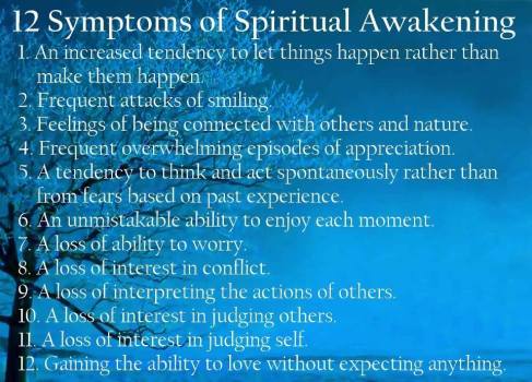 12 symptoms of spiritual awakening