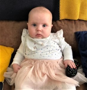 Baby with remote